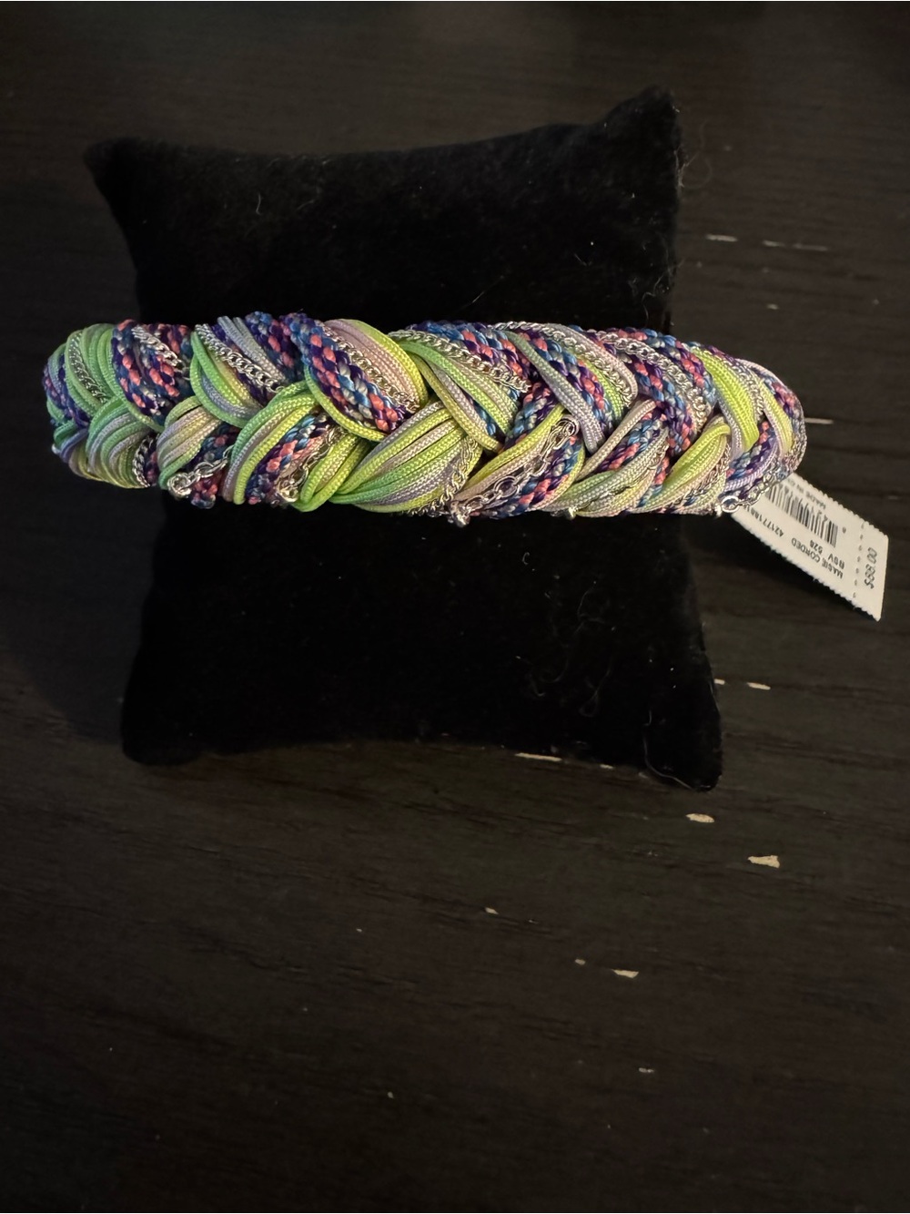 Kendra Scott Braided Multicolor Rope Bracelet - Green & Purple